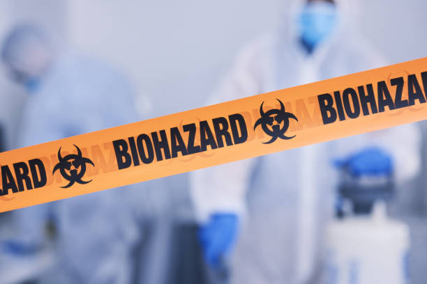 Professional Infectious Disease Decontamination technician working in South Houston, TX